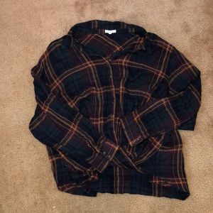 maurices plus size flannel blouse